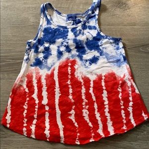 Cute Memorial or 4th of July Kids Tank Top